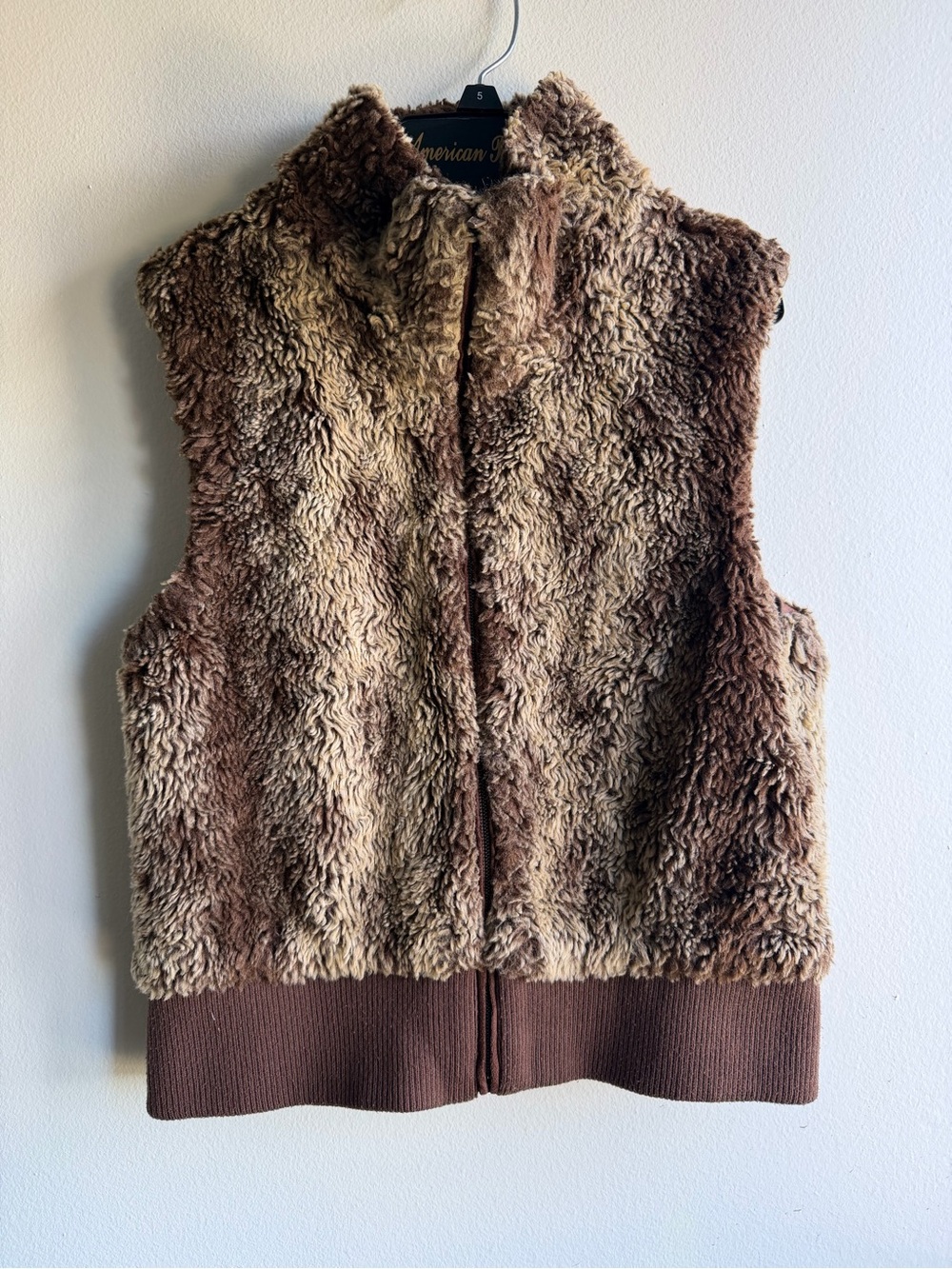 H&M Brown Sherpa Fleece Vest